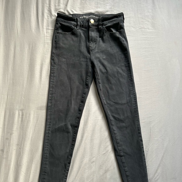 Black American Eagle Jeans - Picture 2 of 8